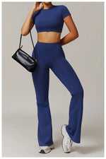 Load image into Gallery viewer, Seamless Contour Two Piece Yoga Set Luxe Performance Wear