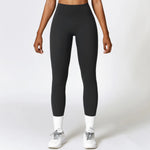 Load image into Gallery viewer, High Waist Contour Seamless Yoga Leggings With Performance