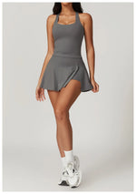 Load image into Gallery viewer, Two Piece Seamless Contour Yoga Leggings Set Nylon Knit