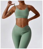 Load image into Gallery viewer, Seamless Contouring 2 Piece Yoga Set Performance Pro
