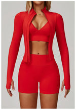 Load image into Gallery viewer, Two Piece Contour Seamless Performance Yoga Ensemble