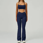 Load image into Gallery viewer, Two Piece Ultra Performance Yoga Luxe Set High Waist Band