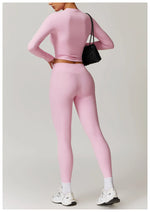 Load image into Gallery viewer, Signature 2 Piece Yoga Ensemble Nylon Plus Performance