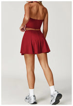 Load image into Gallery viewer, Luxurious Contouring Seamless Halter Set Performance