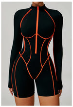 Load image into Gallery viewer, Contoured Zip Front Performance Tracksuit Yoga Set Premium