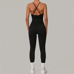 Load image into Gallery viewer, Luxe Sleeveless Yoga Jumpsuit Nylon Spandex