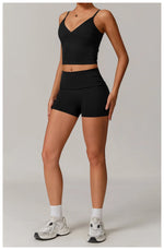 Load image into Gallery viewer, 2 Piece Seamless Contour Yoga Set Nylon Spandex Blend
