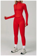 Load image into Gallery viewer, Two Piece Contour Seamless Performance Yoga Ensemble