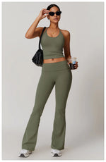 Load image into Gallery viewer, Racer Back Breathable Contour Light Weight Sports Bra Nylon