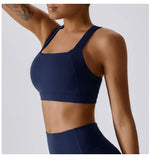 Load image into Gallery viewer, Crossed Shoulder Strap Yoga Bra Premium Nylon Spandex