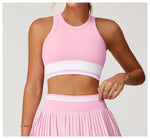 Load image into Gallery viewer, Color Block Contour Shock Proof Performance Sports Bra