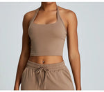 Load image into Gallery viewer, Feather Light Bra Interlocking Open Back Halter Contour