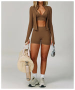 Load image into Gallery viewer, Premium Breathable High Waist Contoured Scrunch Shorts Nylon