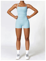 Load image into Gallery viewer, Seamless Sculpted Yoga Core Set Leggings Ribbed Contour