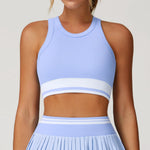 Load image into Gallery viewer, Color Block Contour Shock Proof Performance Sports Bra