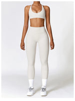 Load image into Gallery viewer, High Waist Contour Seamless Yoga Leggings With Performance