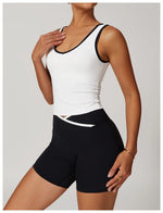 Load image into Gallery viewer, Seamless Contour Backless Sport Bra Top Nylon Spandex