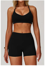 Load image into Gallery viewer, Contoured High Impact Sculpted Premium Sports Bra Seamless