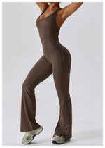 Load image into Gallery viewer, Seamless Contour Studio Jumpsuit Breathable Nylon Knit