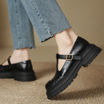 Load image into Gallery viewer, Women's Mary Jane Shoes Buckle Strap Round Toe Chunky Sole