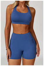 Load image into Gallery viewer, High Waist Yoga Shorts Contour Moisture Wicking Breathable