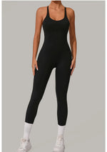 Load image into Gallery viewer, Luxe Sleeveless Yoga Jumpsuit Nylon Spandex
