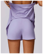 Load image into Gallery viewer, Seamless Performance Tennis Skort with Breathable Knit