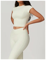 Load image into Gallery viewer, Breathable Seamless Studio Tee Nylon Knit For Running