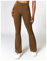 Load image into Gallery viewer, Contoured Flared Leggings With High Waist Silhouette