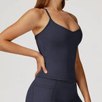 Load image into Gallery viewer, Cross Strap Light Weight Breathable Contour Sport Bra