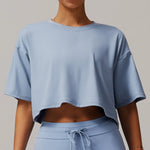 Load image into Gallery viewer, Moisture Wicking Luxe Contour Yoga Top Short Sleeve