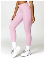 Load image into Gallery viewer, Luxurious High-Waist Contour Seamless Leggings Scrunch