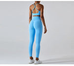 Load image into Gallery viewer, Seamless Performance Wear Set With High Waist Leggings
