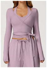 Load image into Gallery viewer, Premium Extended Sleeve Contour Yoga Top Performance