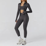 Load image into Gallery viewer, Contour Performance High Waist Athleisure Set Seamless
