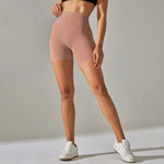 Load image into Gallery viewer, Luxurious High Waist Breathable Yoga Shorts Contour
