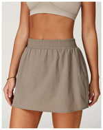 Load image into Gallery viewer, High Waist Contoured Breathable Yoga Short Skirt