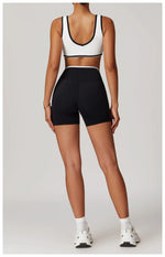 Load image into Gallery viewer, Color Block Bra Contoured Feather Weight Breathable