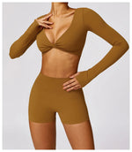 Load image into Gallery viewer, Luxurious Breathable High Waist Contour Yoga Shorts Nylon