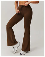Load image into Gallery viewer, Breathable High Rise Contoured Bell Bottom Leggings