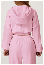 Load image into Gallery viewer, Luxurious 2 Piece Hooded Sweat Shirt Set Winter Wear Cotton