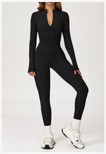 Load image into Gallery viewer, Premium Seamless Sculpted One Piece Yoga Tracksuit