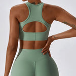 Load image into Gallery viewer, Ribbed Contour Ultra Breathable Premium Sports Bra Chest Pads