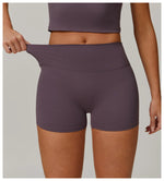 Load image into Gallery viewer, Running High Waist Contoured Scrunching Shorts Nylon