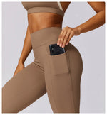 Load image into Gallery viewer, V Back Swept High Waist Contoured Leggings With Performance