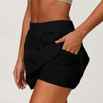 Load image into Gallery viewer, High Waist Contoured Breathable Yoga Short Skirt