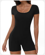Load image into Gallery viewer, Backless Contour Jumpsuit Breathable Performance Nylon