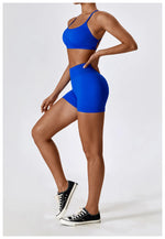 Load image into Gallery viewer, Seamless Performance Yoga Set Contour Nylon Knit Fabric