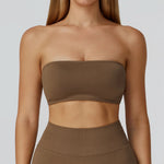 Load image into Gallery viewer, Seamless Contour Yoga Bra Open Back For Athleisure Wear