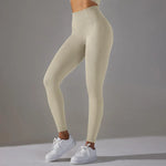 Load image into Gallery viewer, Ribbed Scrunch Contour Seamless High Waist Leggings